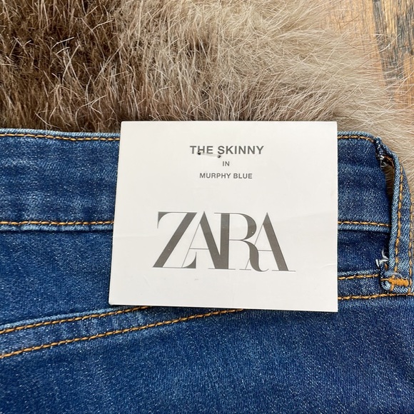 ZARA the skinny in murphy blue NWT $49.90 - Picture 6 of 7